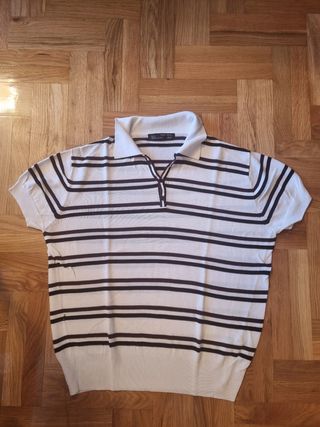 Polo de Zara- hombre hombre ajustado talla XL