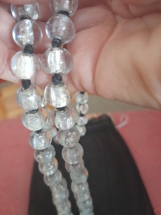 Collar largo de cristal