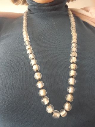 Collar largo de cristal