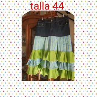 Falda campera vaquera flamenca