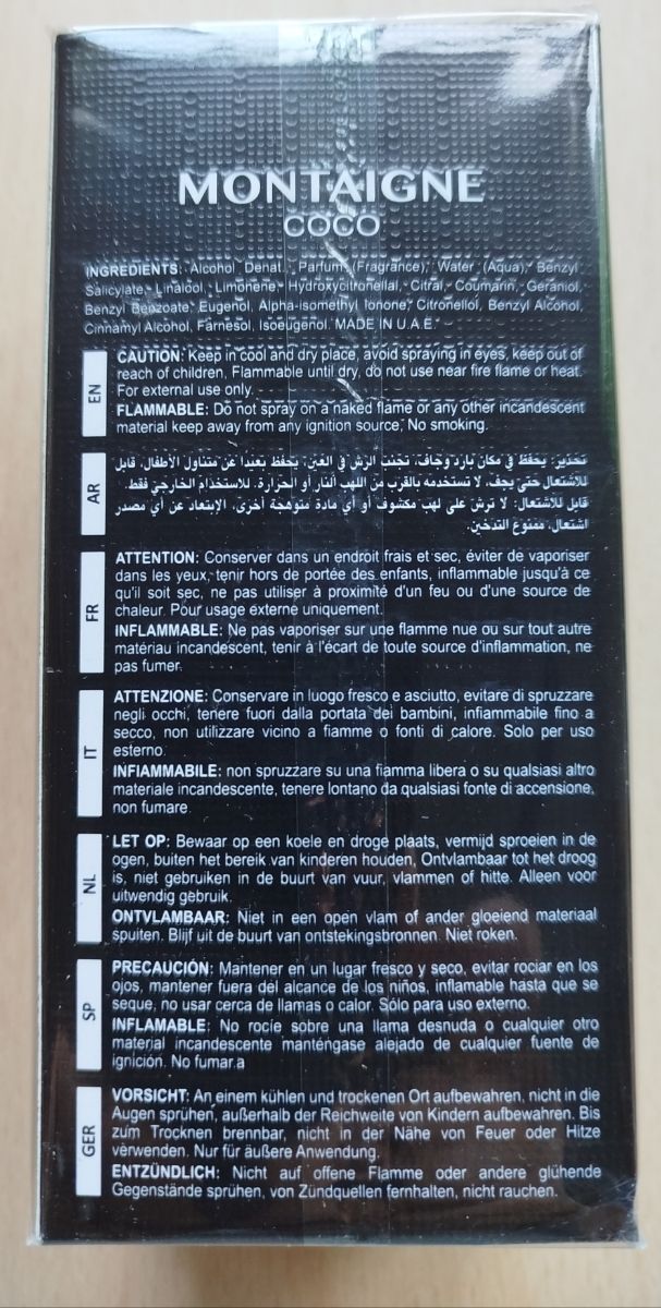 Perfume Montaine Coco