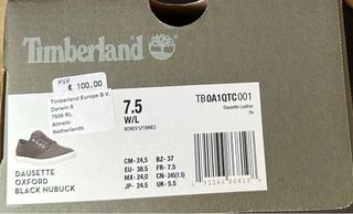 Zapatilla mujer negra Timberland