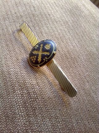 PISACORBATAS DAMASQUINADO ORO ARTILLERÍA 