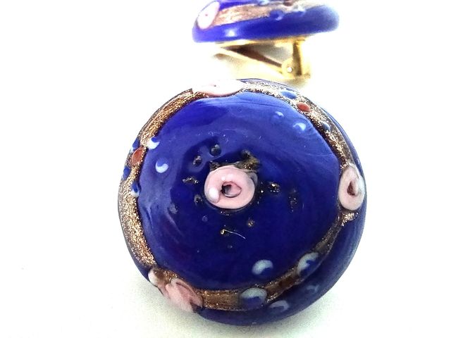 Collana Vetro di murano vintage e orecchini 