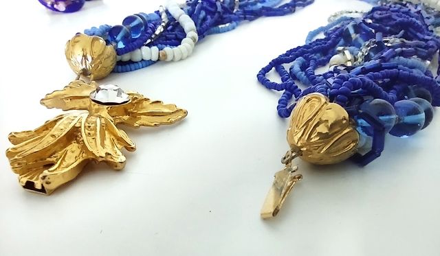 Collana Vetro di murano vintage e orecchini 