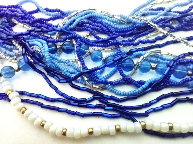 Collana Vetro di murano vintage e orecchini 