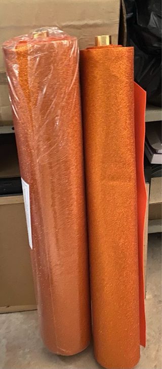 Goma eva purpurina cobre