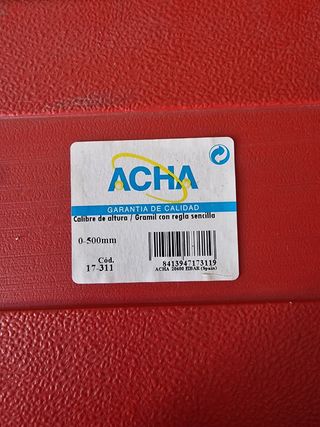 Calibre Altura/Gramil con regla ACHA 17-311