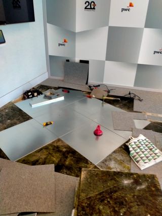 Instalación de suelos de moquetas