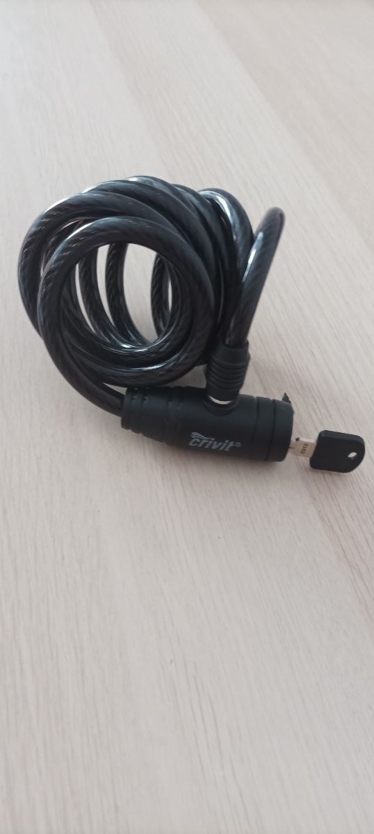 Candado espiral bicicleta con llave nuevo