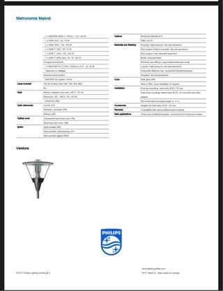 2 luminarias philips metronomis CDS550 son t 150w