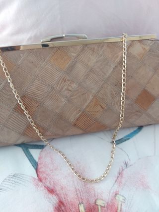 Cartera de reptil auténtico