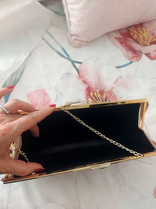 Cartera de reptil auténtico