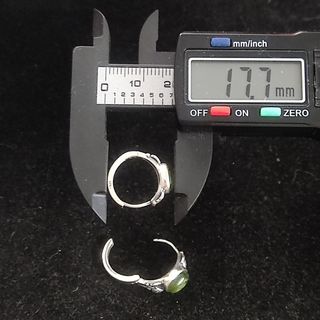 pendientes de plata con turmalina