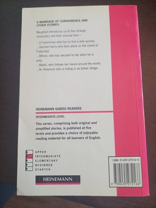 Libro en inglés A marriage of convenience