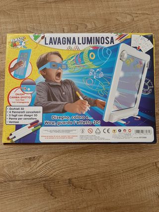 Lavagna luminosa con occhiali 3D