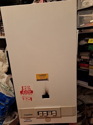 Calentador gas butano