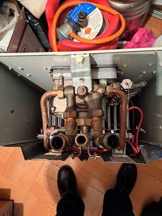 Calentador gas butano