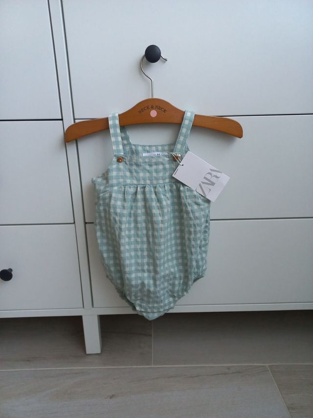 Peto ranita cuadro vichy 6-9 meses