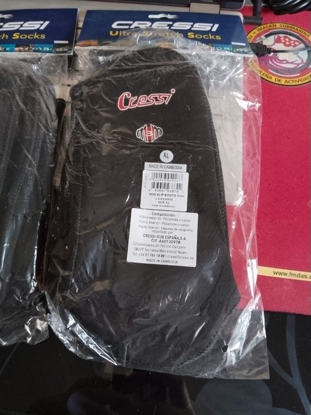 Calcetín neopreno Cressi, varias tallas