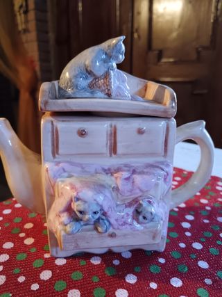 Teiera ceramica casetta