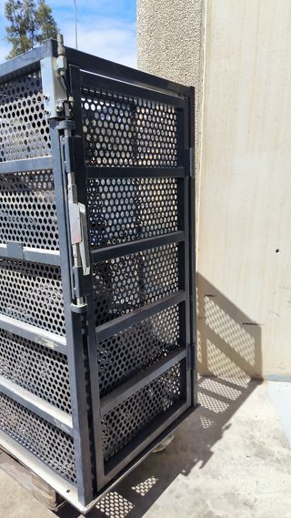 Jaula para inchar ruedas