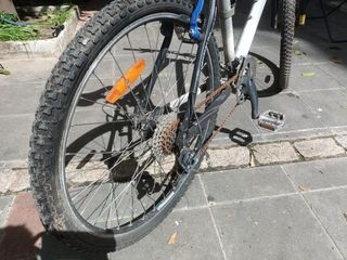 Bicicleta adulto y niño