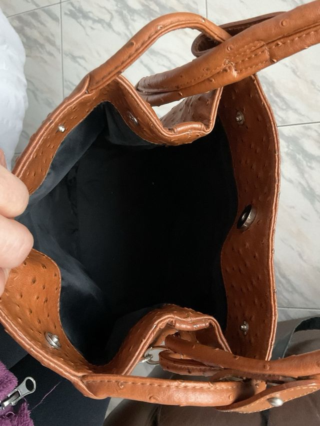 Bolso saco marrón