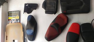 Tapicería de asientos de motos