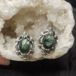Pendientes de plata Serafinita