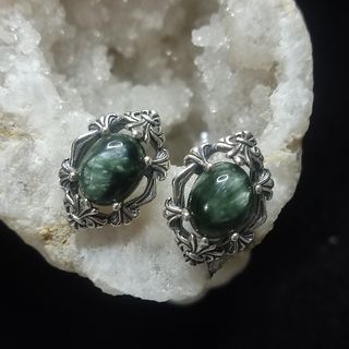 Pendientes de plata Serafinita