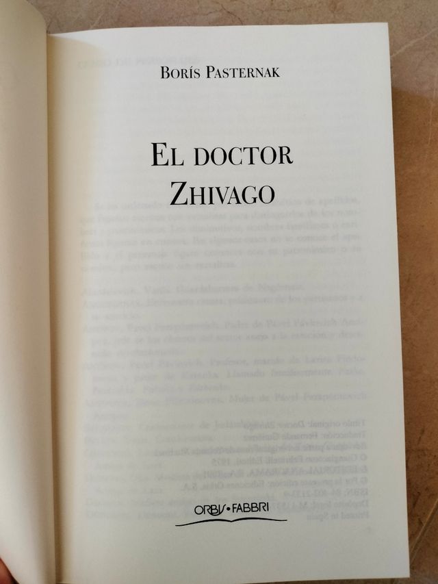 El Doctor Zhivago