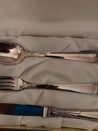 Cubiertos de plata
