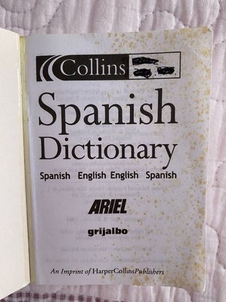 Diccionario collins inglés