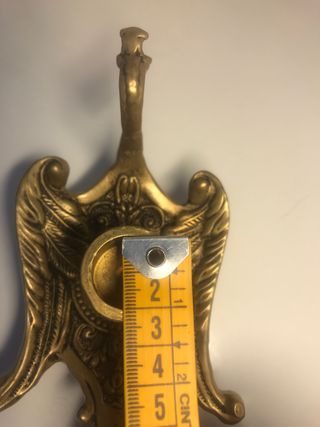 Porta Velas bronze Dragou/ Fenix/ Vintage