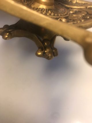 Porta Velas bronze Dragou/ Fenix/ Vintage