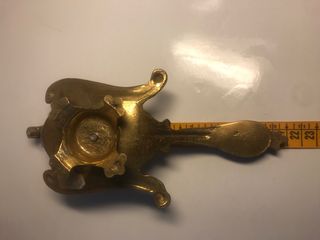 Porta Velas bronze Dragou/ Fenix/ Vintage