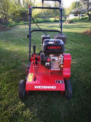 Escarificador  cesped a gasolina weibang