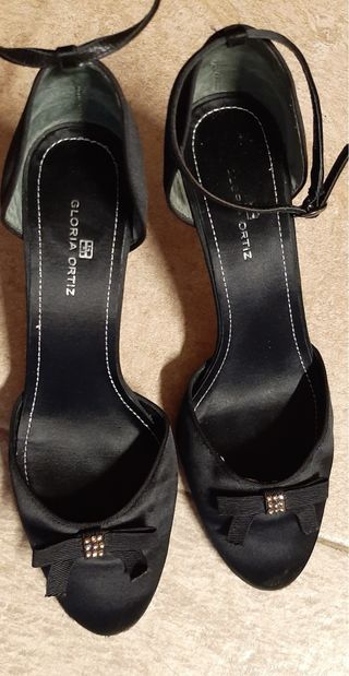 Zapato Gloria Ortiz, negro, fiesta