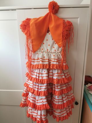Vestido infantil de flamenca
