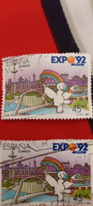 Sellos de la Expo 92 Sevilla, Curro