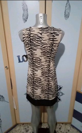 Abito vintage animalier, tg L 