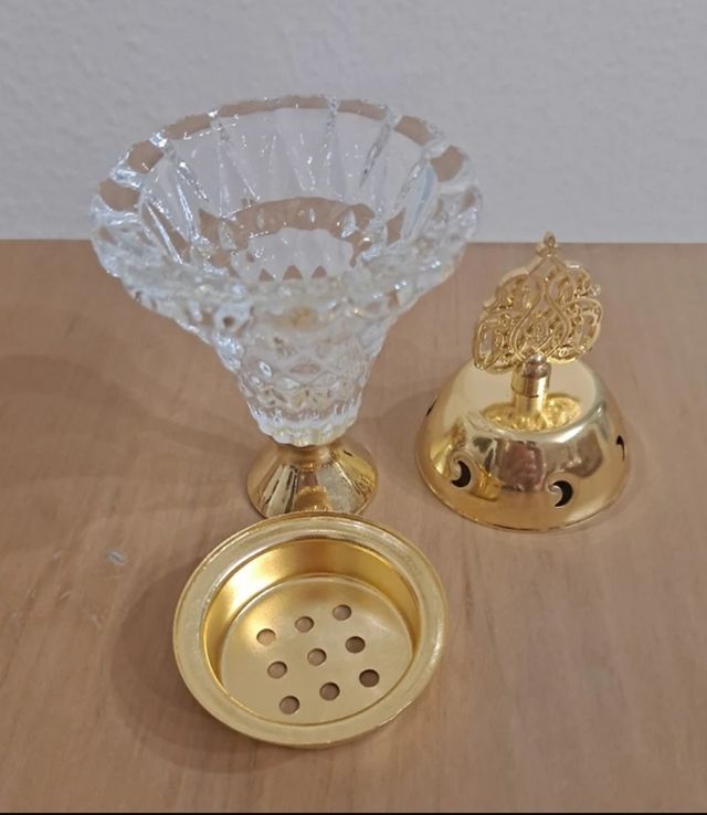 Quemador de incienso, nuevo.