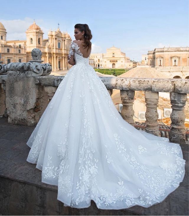 Abito da sposa avorio