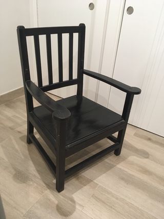 SILLON VINTAGE DE MADERA MACIZA DE ROBLE “ANTIGUO”