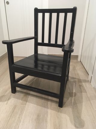 SILLON VINTAGE DE MADERA MACIZA DE ROBLE “ANTIGUO”