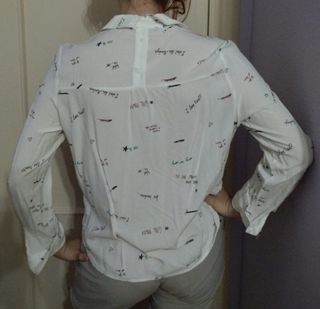 Camisa algodón chica talla L