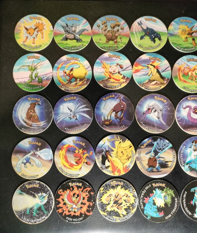 Colección tazos league 1