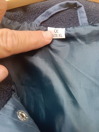 Chaqueta verde tipo motorista. chupa moto.