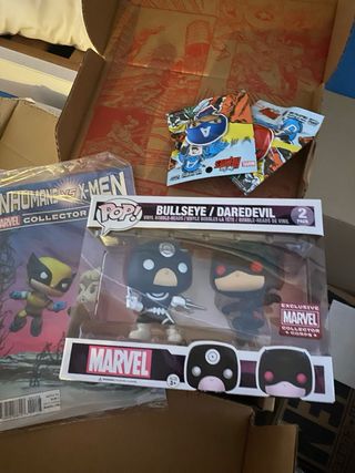 Pack funko, BULLSEYE / DAREDEVIL + accesorios